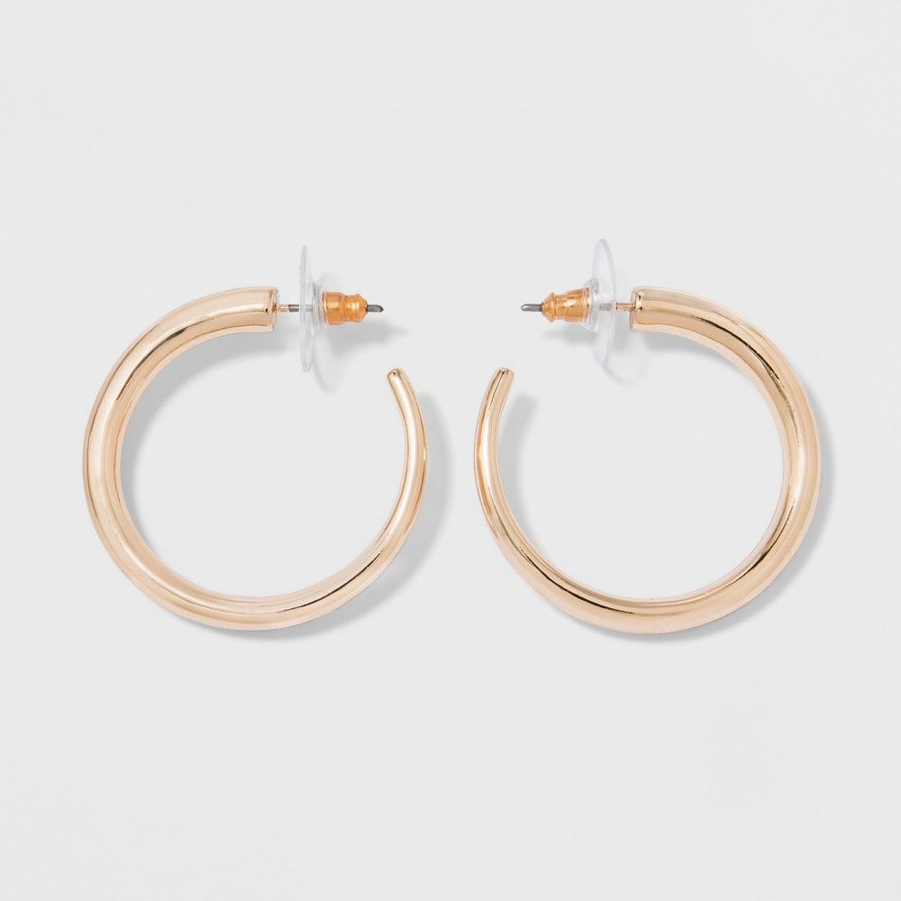Hoop Earrings - A New Day Gold, Women's | Target