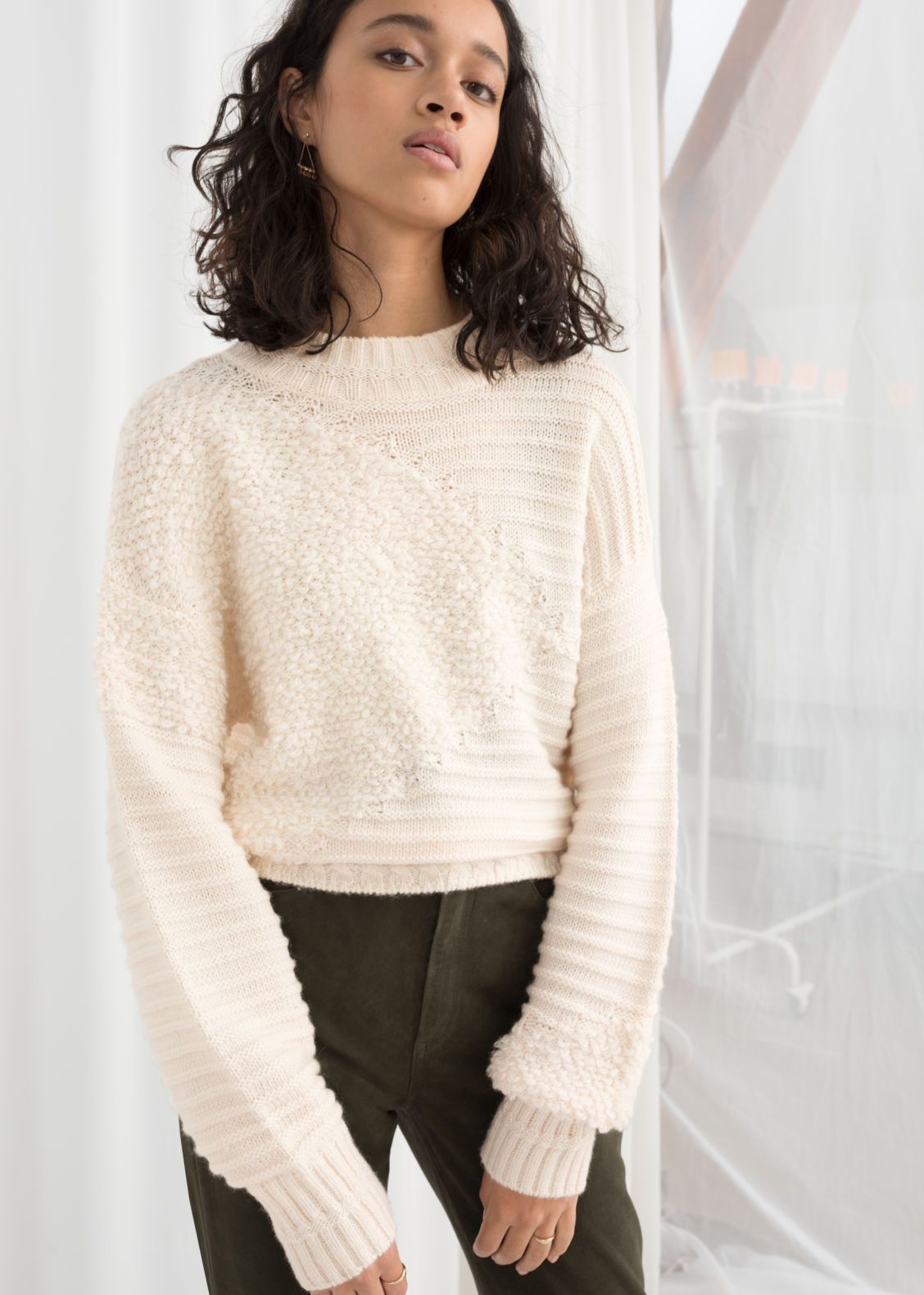 Mixed Texture Wool Sweater | & Other Stories (EU + UK)