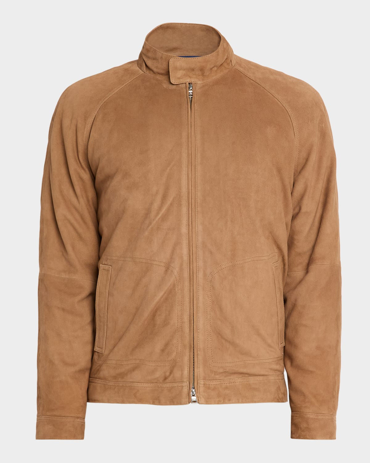 Men & apos;s Soho Stretch Suede Bomber Jacket | Neiman Marcus