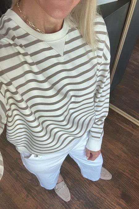 Mad love for the Spanx Air Essentials line. This crew neck is the color fawn stripe! 
Wearing small

Spanx Code CSWANSONXSPANX gets you 10% off 👏🏼

Shop Avara code CINDY15 Can be used once every 90 days 


#LTKtravel #LTKover40 #LTKstyletip