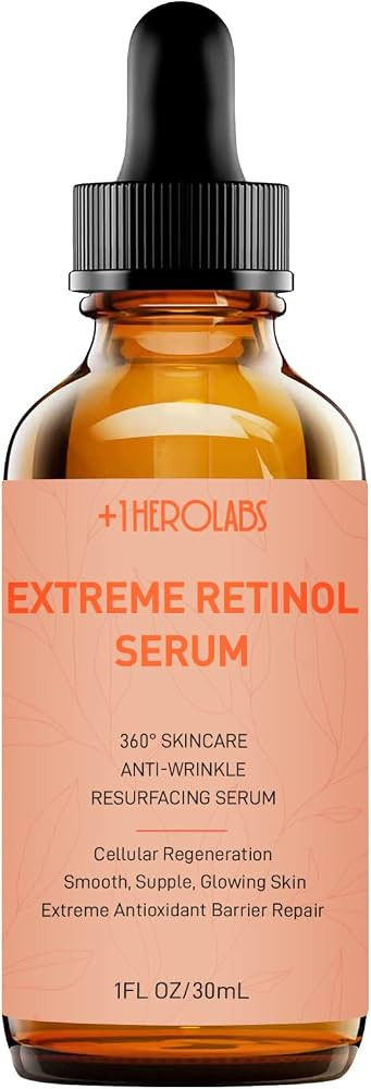 Retinol Serum for Face 2.5%, B5 Resurfacing Retinol Serum with Vitamin C, Vitamin E, Hyaluronic A... | Amazon (US)