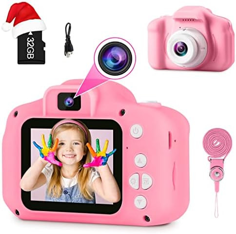 GKTZ Toys for Girls Age 3-8, Kids Camera Digital Video Toddler Camera Children Camcorder Birthday... | Amazon (US)