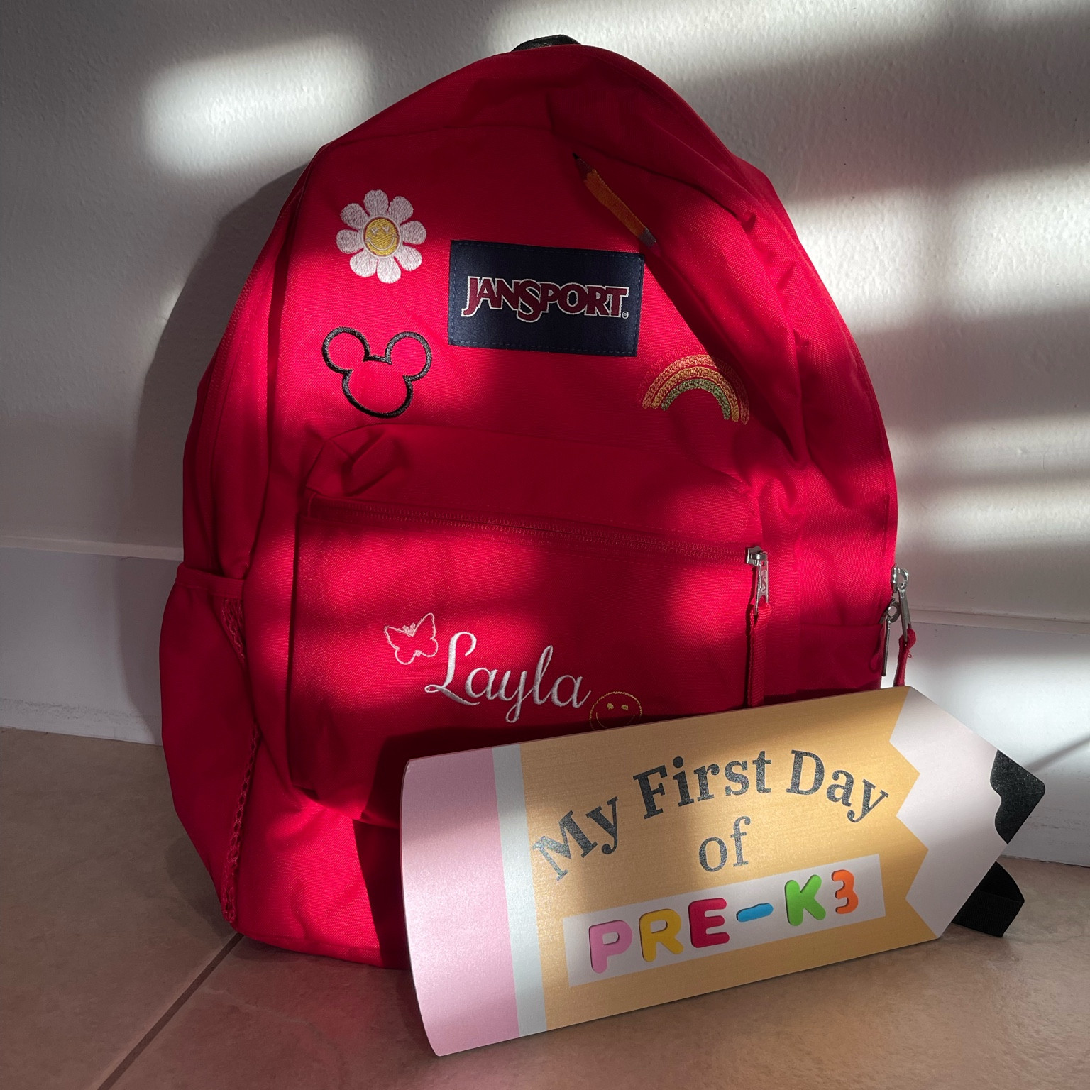 Ready for the first day of school! 🍎🦋🌈👍📚🤩🌼🚌🎨 

#LTKBacktoSchool #LTKkids #LTKfamily