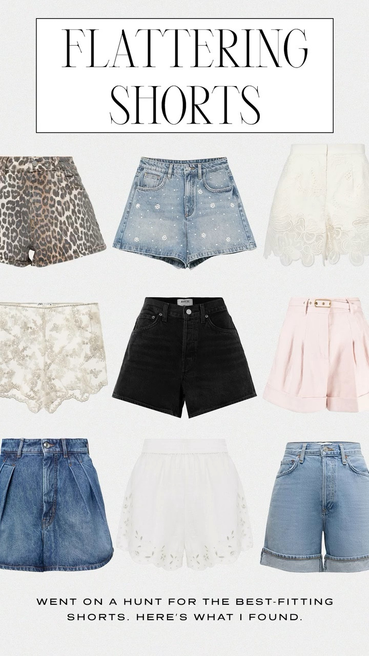 With spring coming in, felt it was necessary to share the most flattering shorts I’ve come across thus far this year. 