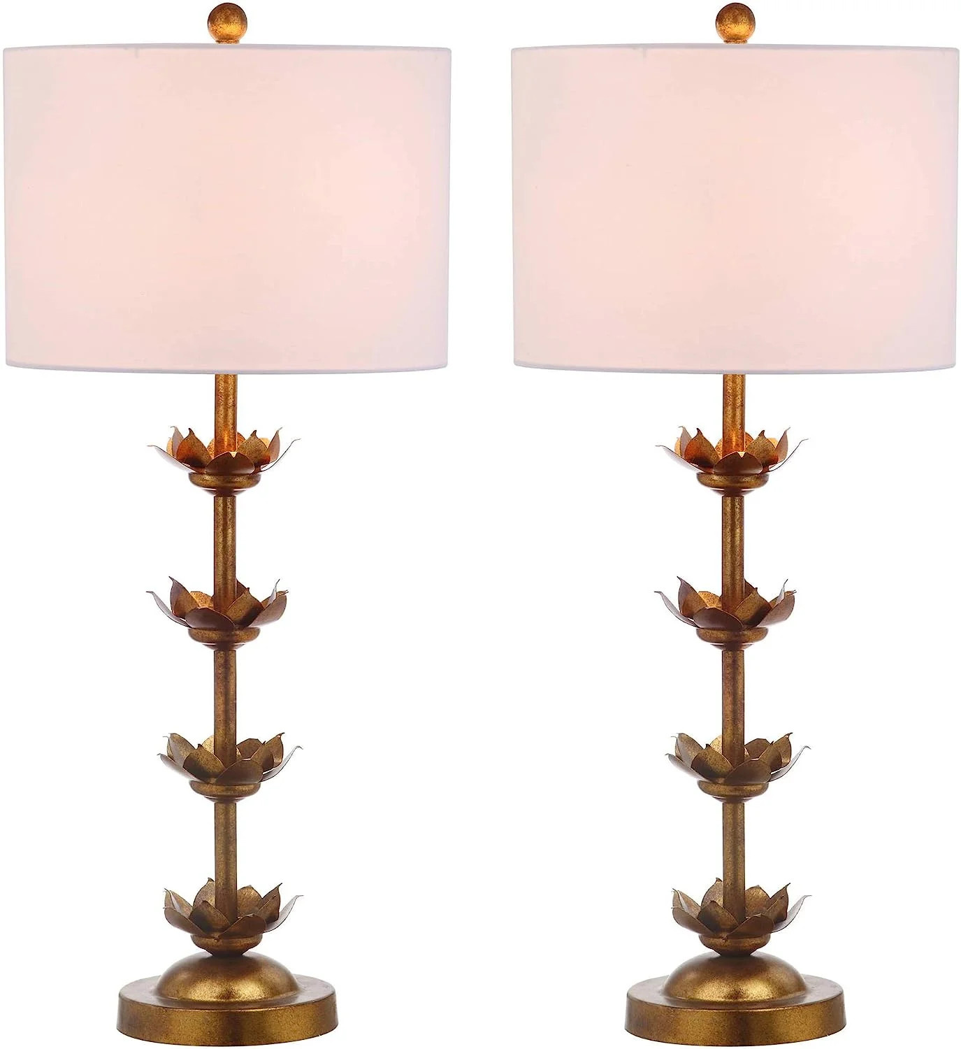 CHANGBO Lighting Collection Lani Antique Gold Leaf 32-inch Bedroom Living Room Home Office Desk N... | Walmart (US)