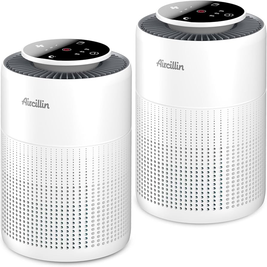 2 Pack Air Purifiers for Home Bedroom H13 True HEPA Air Filter Cleaner, Odor Eliminator, Remove S... | Amazon (US)
