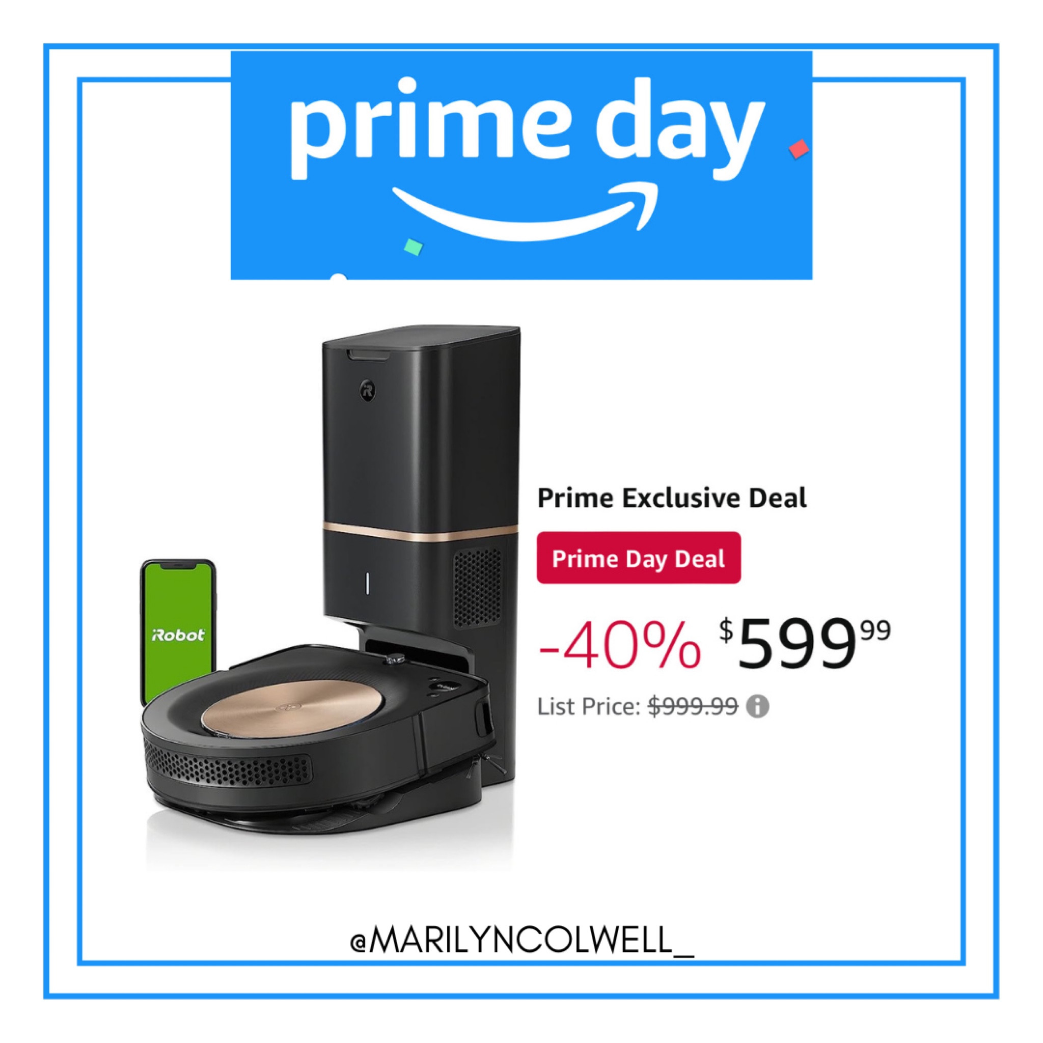 Amazon Prime Day Deals 🫶🏻

iRobot, household, home goods, vacuum, gift ideas, Amazon finds, Amazon prime 

#LTKhome #LTKxPrimeDay #LTKsalealert