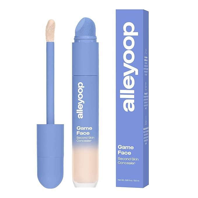 Alleyoop Game Face Makeup Concealer - Lightweight, Buildable Under Eye Concealer for Dark Circles... | Amazon (US)