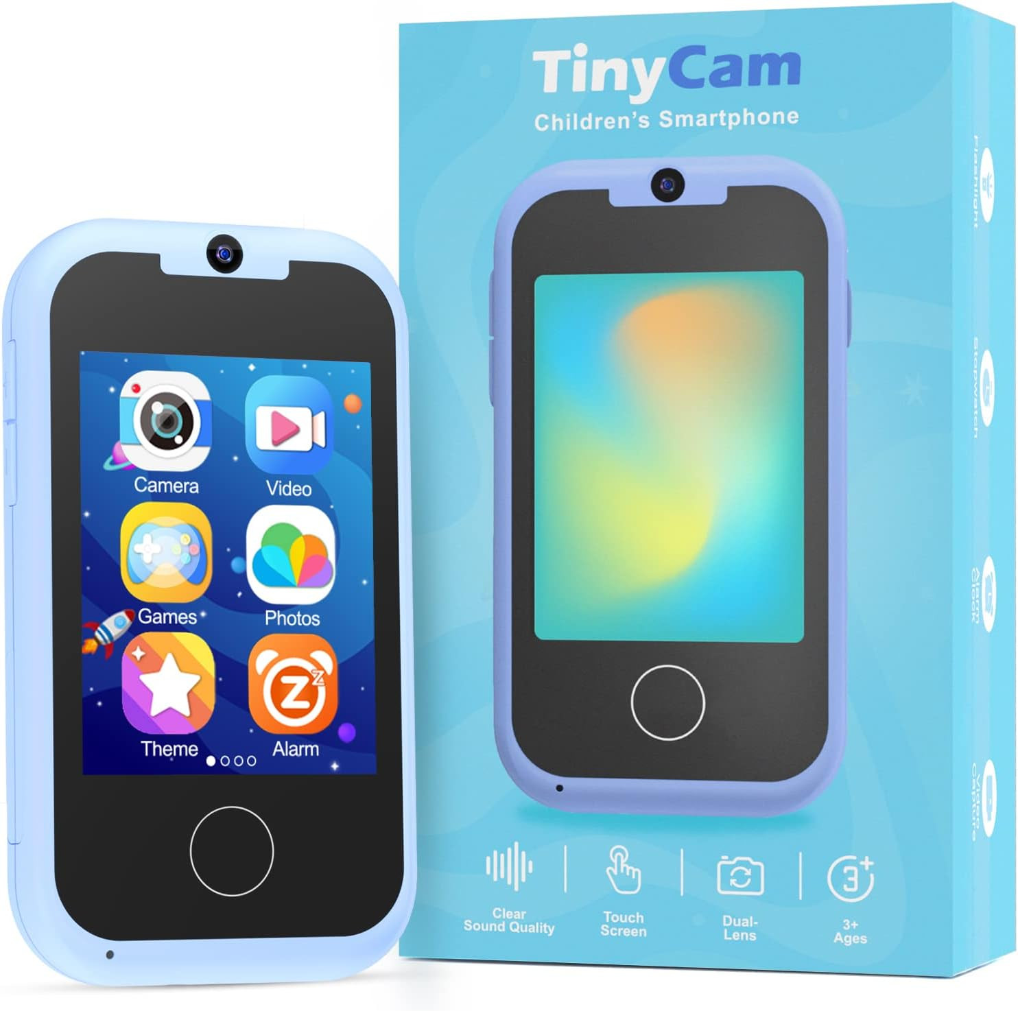 Toys for 3 4 5 6 Year Old Boys Kids MP3 Music Player with Dual Camera, Games, Alarm Clock Toddler... | Amazon (US)