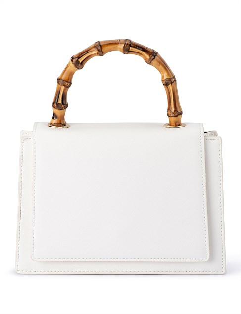 Olga Berg Harley Bamboo Handle Bag | David Jones | David Jones (Australia & New Zealand)