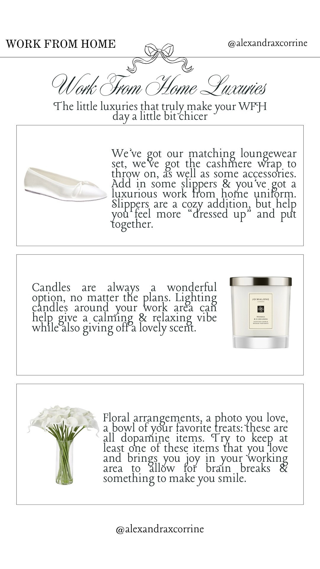 Work from home luxuries ☕️ the little luxuries that truly make your work from home day a little bit chicer 🤍

Work from home, wfh lifestyle, home office essentials, chic elegant living, chic aesthetic, work essentials, planner, organized

#LTKdayinmylife #LTKmorningroutine