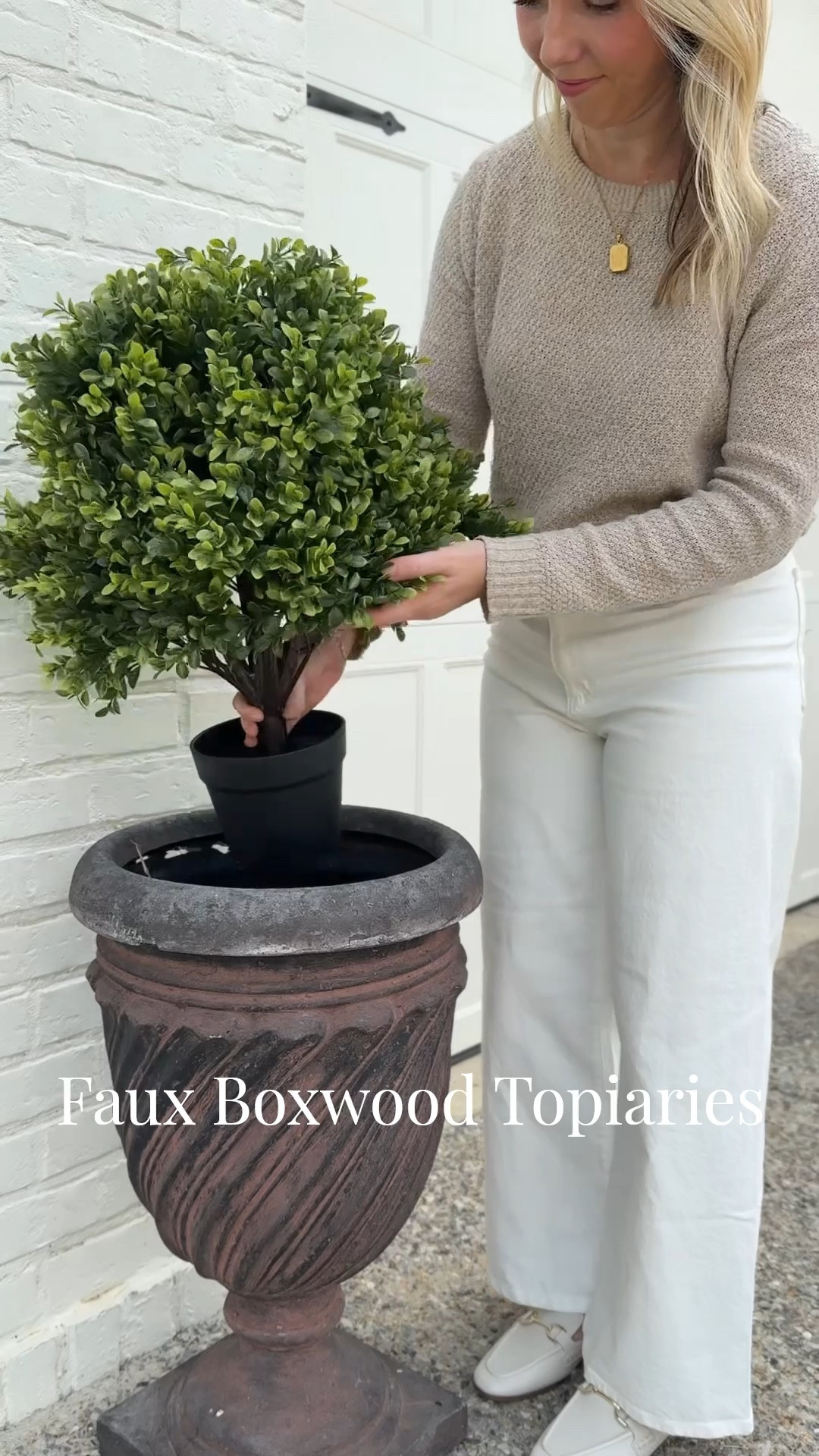 After losing a few of our live boxwoods to blight, I decided to give these artificial boxwood topiaries from Wayfair a try—and I’m so glad I did! 🌿 I love the subtle color variation in the leaves, which gives them such a realistic look. Plus, they’re on sale right now if you’ve been needing an easy, low-maintenance option!

#LTKSeasonal #LTKHome #LTKSaleAlert