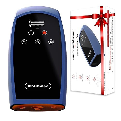 Wutsar Hand Massager with Compression & Heating Gifts for Women Men,Gifts for Mom/Dad/Her/Him,Birthday Gifts for Women Mom Her,Mothers Gifts(Blue) | Amazon (US)
