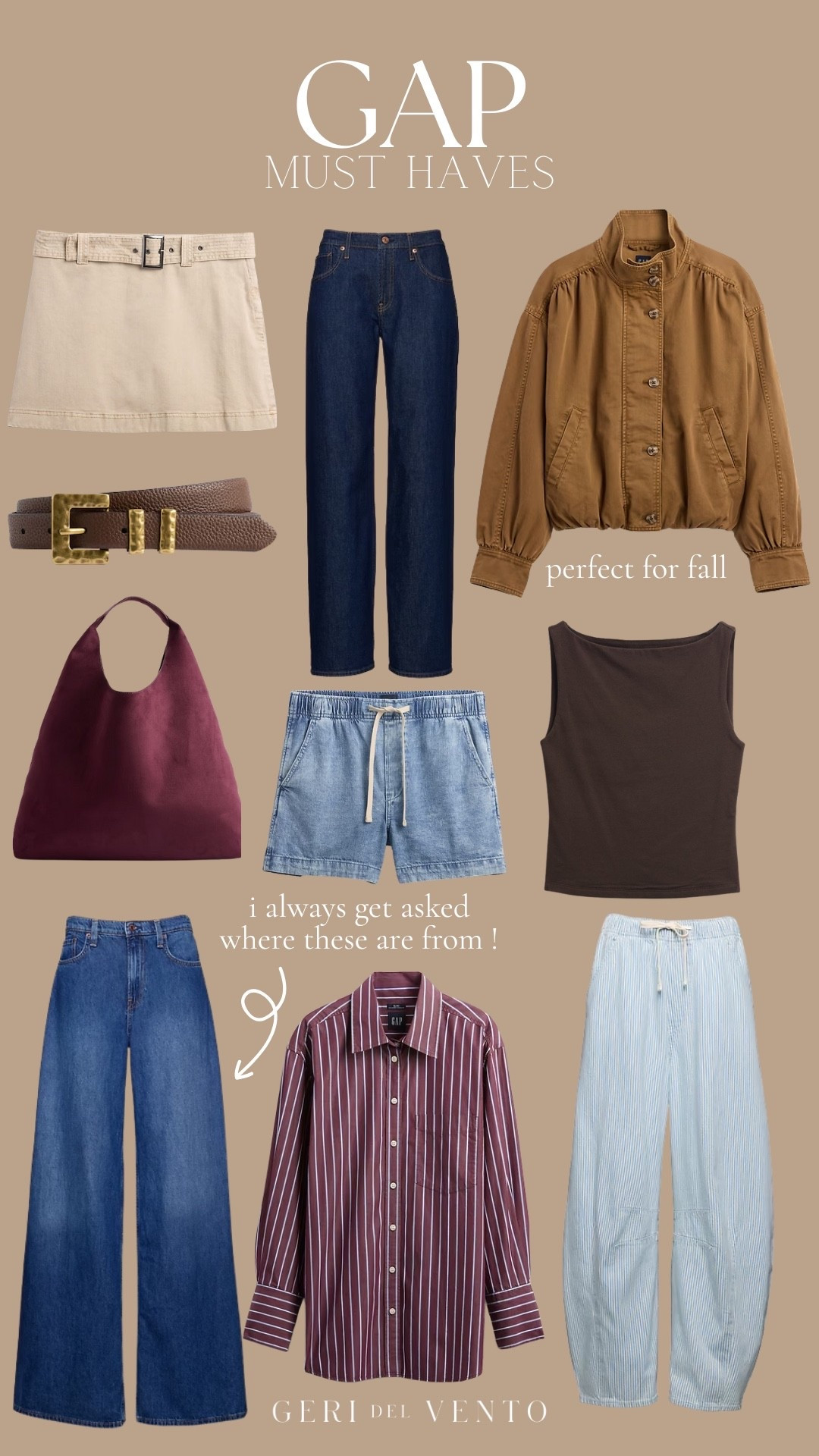 Gap must haves 

#LTKSeasonal #LTKFallSale #LTKU