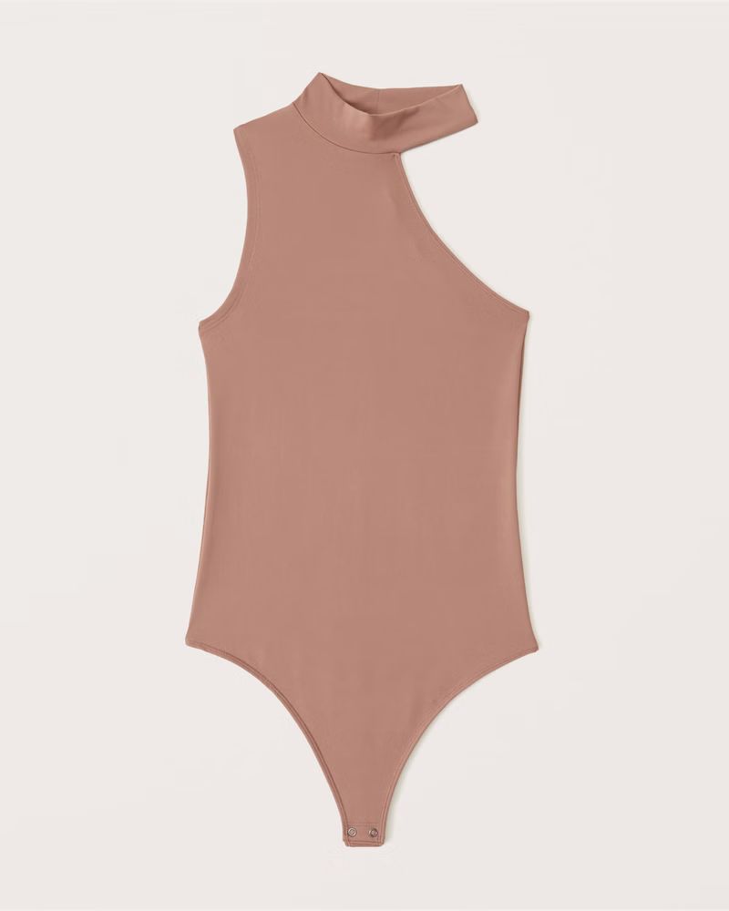 Seamless Asymmetrical Cutout Bodysuit | Abercrombie & Fitch (US)