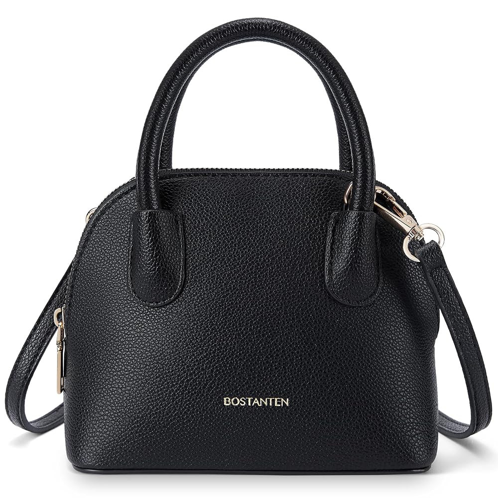 BOSTANTEN Small Crossbody Bag Mini Purses for Women Trendy Cute Vegan Leather Satchel Handbag wit... | Amazon (US)
