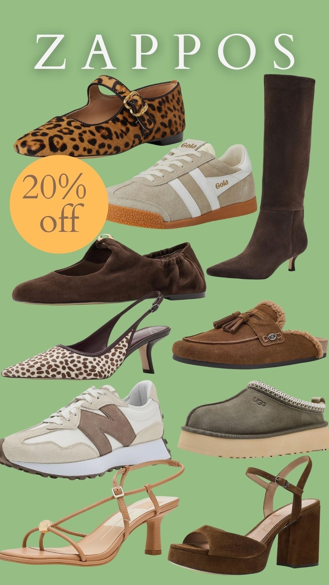 Last chance for 20% off Zappos

#LTKootd #LTKOver40 #LTKSaleAlert