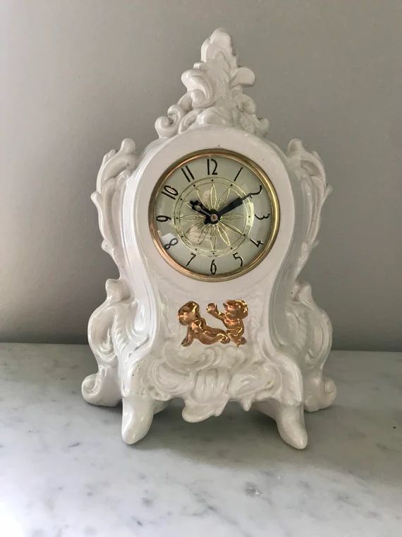 Vintage Ceramic Clock (SHIPPING NOT FREE) | Etsy (US)