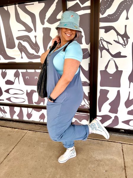  ✨SIZING•PRODUCT INFO✨
⏺ Blue jumpsuit - @amazonfashion - XXL - runs a little big 
⏺ Denim patchwork trendy bucket hat - @walmartfashion 
⏺ Dark denim hobo bag @walmartfashion 
⏺ Interchangeable smartwatch band @thewatchedit
⏺ Blue boho inspired layered necklace @walmartfashion 
⏺ Silver spike bracelet @kinsleyarmelle
⏺ Baby blue ribbed v-neck top @walmartfashion - juniors XXL - runs a little small
⏺ Shaping capri @amazon - XXL - TTS
⏺ Floral high top sneakers •• mine no longer available from @vans but linked similar from @amazonfashion

Jumpsuit, romper, cotton, one piece, bag, purse, hobo, jewelry, boho, casual, mom, sneakers, running errands, high tops, floral, vans, blue, monochromatic

#amazon #amazonfind #amazonfinds #founditonamazon #amazonstyle #amazonfashion #walmart #walmartfashion #walmartstyle walmart finds, walmart outfit, walmart look  #jumpsuit #romper #jumpsuitoutfit #romperoutfit #jumpsuitoutfitinspo #romperoutfitinspo #jumpsuitoutfitinspiration #romperoutfitinspiration #jumpsuitlook #romperlook #summerromper #summerjumpsuit #springromper #springjumpsuit #spring #springstyle #springoutfit #springoutfitidea #springoutfitinspo #springoutfitinspiration #springlook #springfashion #springtops #springshirts #springsweater Boho, boho outfit, boho look, boho fashion, boho style, boho outfit inspo, boho inspo, boho inspiration, boho outfit inspiration, boho chic, boho style look, boho style outfit, bohemian, whimsical outfit, whimsical look, boho fashion ideas, boho dress, boho clothing, boho clothing ideas, boho fashion and style, hippie style, hippie fashion, hippie look, fringe, pom pom, pom poms, tassels, california, california style,  #boho #bohemian #bohostyle #bohochic #bohooutfit #style #fashion #sneakersfashion #sneakerfashion #sneakersoutfit #tennis #shoes #tennisshoes #sneakerslook #sneakeroutfit #sneakerlook #sneakerslook #sneakersstyle #sneakerstyle #sneaker #sneakers #outfit #inspo #sneakersinspo #sneakerinspo #sneakerinspiration #sneakersinspiration 

#LTKFindsUnder50 #LTKStyleTip #LTKMidsize