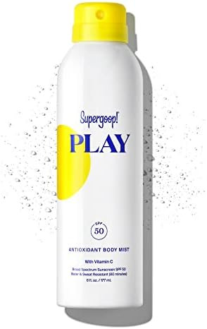 Supergoop! PLAY Antioxidant Body Mist w/Vitamin C - 6 fl oz - SPF 50 PA++++ Broad Spectrum Sunscr... | Amazon (US)