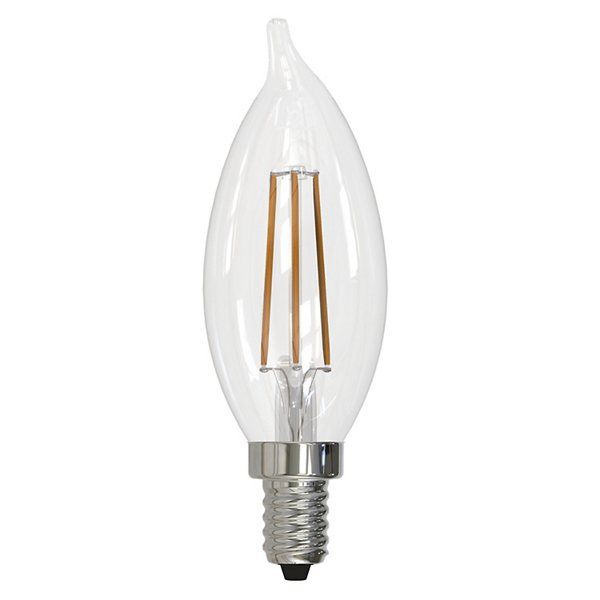 4.5W 120V CA10 E12 LED Clear Bulb | Lumens