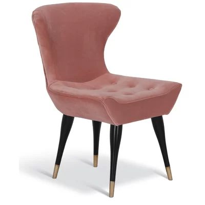 Murphey Upholstered Dining Chair Mercer41 Color: Pink | Wayfair North America