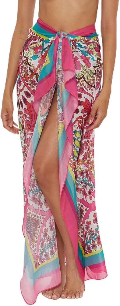 Trina Turk Womens Pareo Sarong, Casual, Beach Cover Ups for Women | Amazon (US)