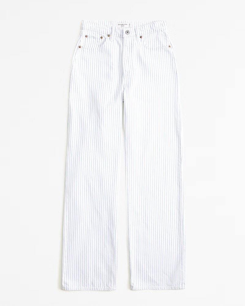 Women's Curve Love High Rise Loose Jean | Women's Bottoms | Abercrombie.com | Abercrombie & Fitch (US)