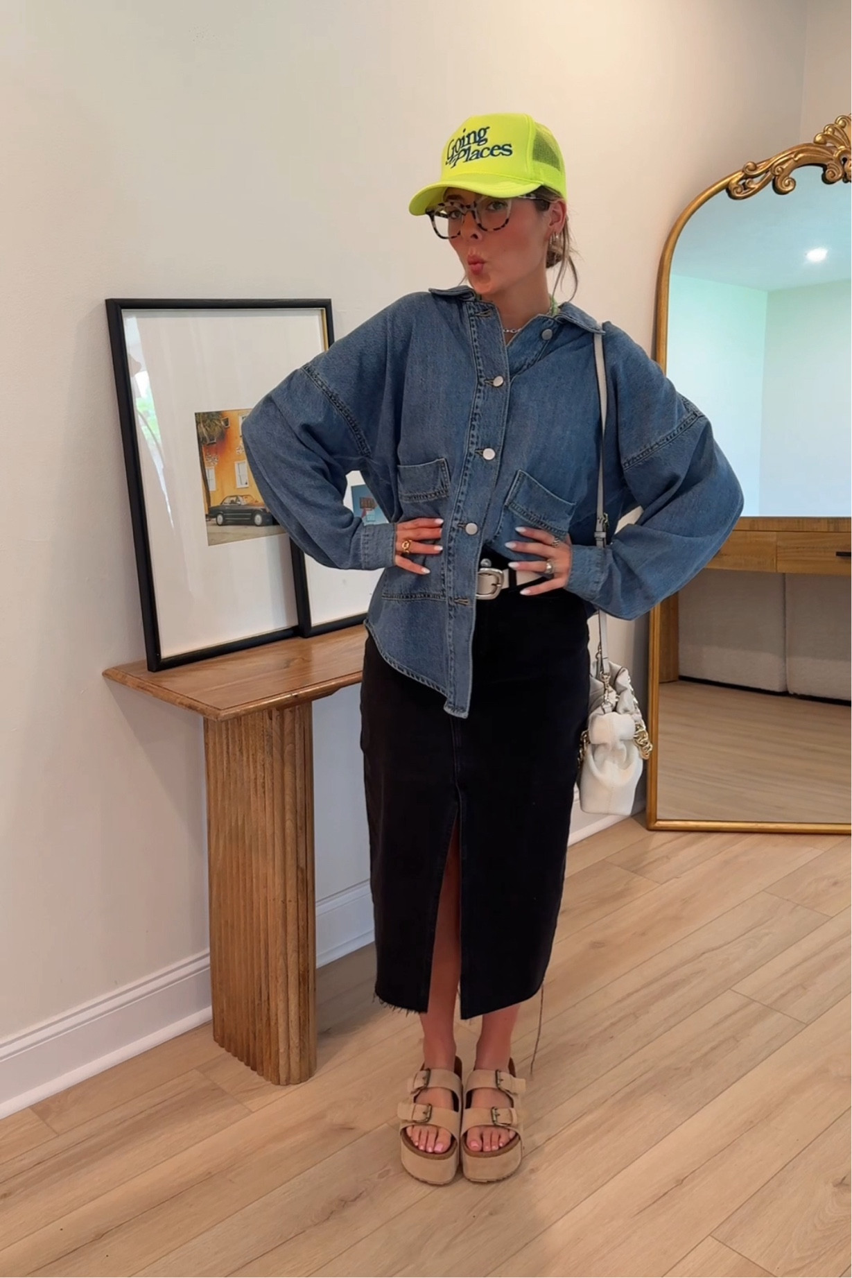 I’m wearing size small in the shirt and 0 in the skirt! Size small in the belt. 

#LTKFindsUnder100 #LTKFindsUnder50 #LTKStyleTip