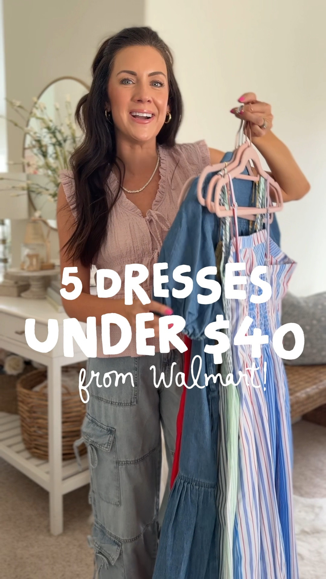 Comment DETAILS to shop these 5 new dresses from Walmart all under $40 but serving designer vibes🤌🏼😍 
.
.
Wearing a small in all of them! I should have sized down in the red one. 
.
.
#walmartstyle 

#LTKootd #LTKmomlife #LTKSeasonal