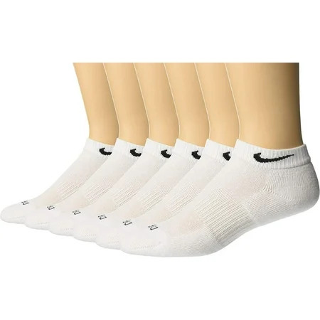 Men s Nike 6-pack Everyday Plus Cushion Low-Cut Training Socks SIZE 8-12 (LARGE) | Walmart (US)