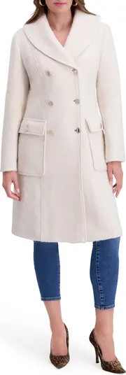 Kensie Double Breasted Bouclé Walker Coat | Nordstromrack | Nordstrom Rack