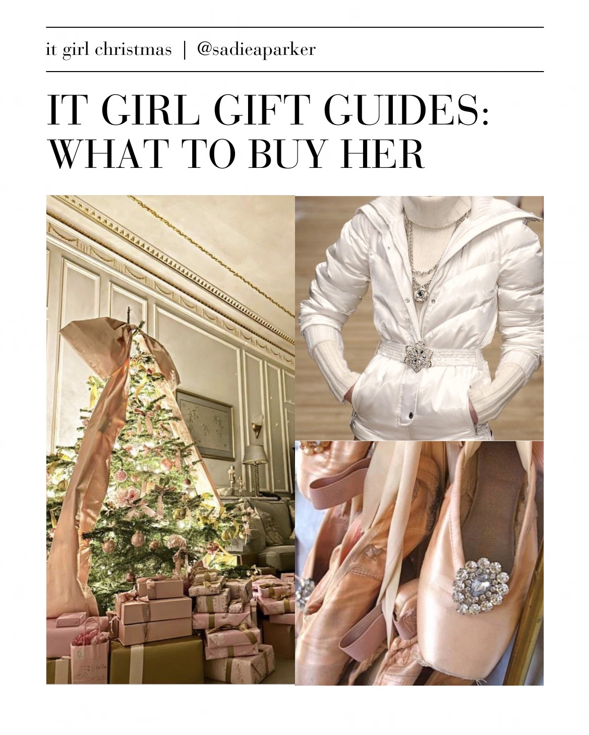 | IT GIRL GIFT GUIDES |



| Gifts , Gift Guide , Christmas , Christmas Gift , What to buy for Her , Clothing , Shoes , Accessories , Home | 

#LTKSeasonal #LTKGiftGuide #LTKHoliday