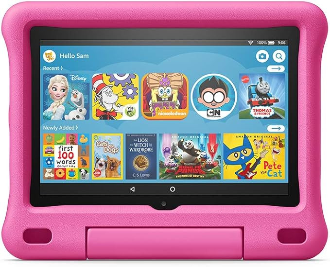 All-new Fire HD 8 Kids Edition tablet, 8" HD display, 32 GB, Pink Kid-Proof Case | Amazon (US)
