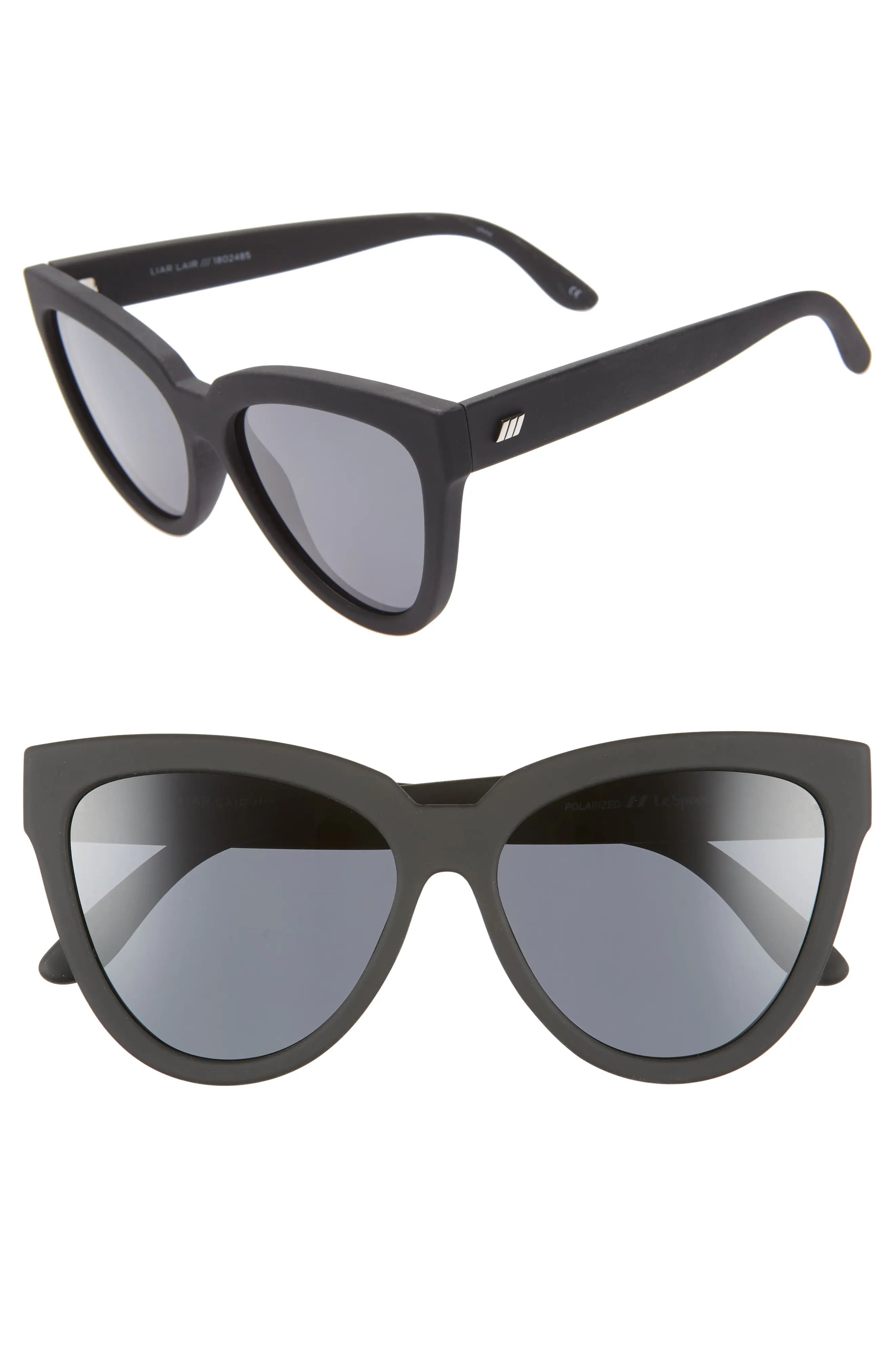 Le Specs Liar Liar 57mm Polarized Cat Eye Sunglasses | Nordstrom