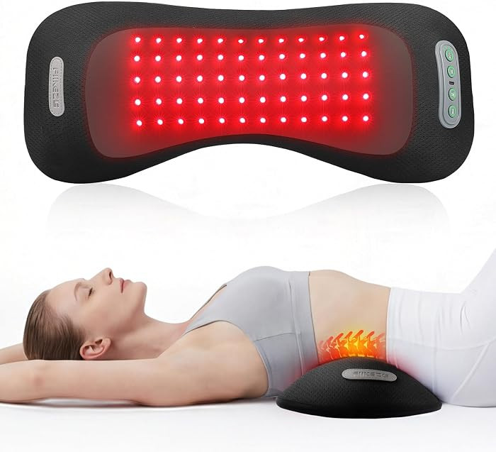 4-in-1 Lumbar Massager with Red Light 650/850nm Cordless 5000mAh | Amazon (US)