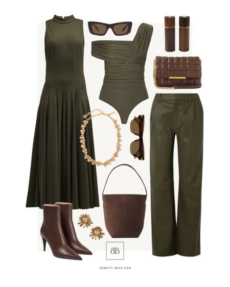 Army green + chocolate brown 💚🤎 shop these fall finds by following @merrittbeck in the LTK app! 

#LTKSeasonal #LTKitbag #LTKshoecrush