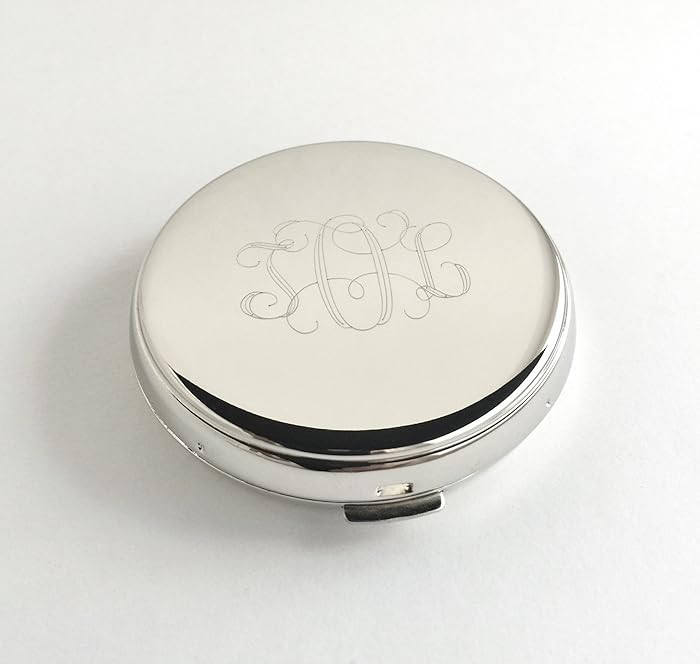 The Personal Exchange Monogram Compact Mirror 2.375" Diameter | Amazon (US)
