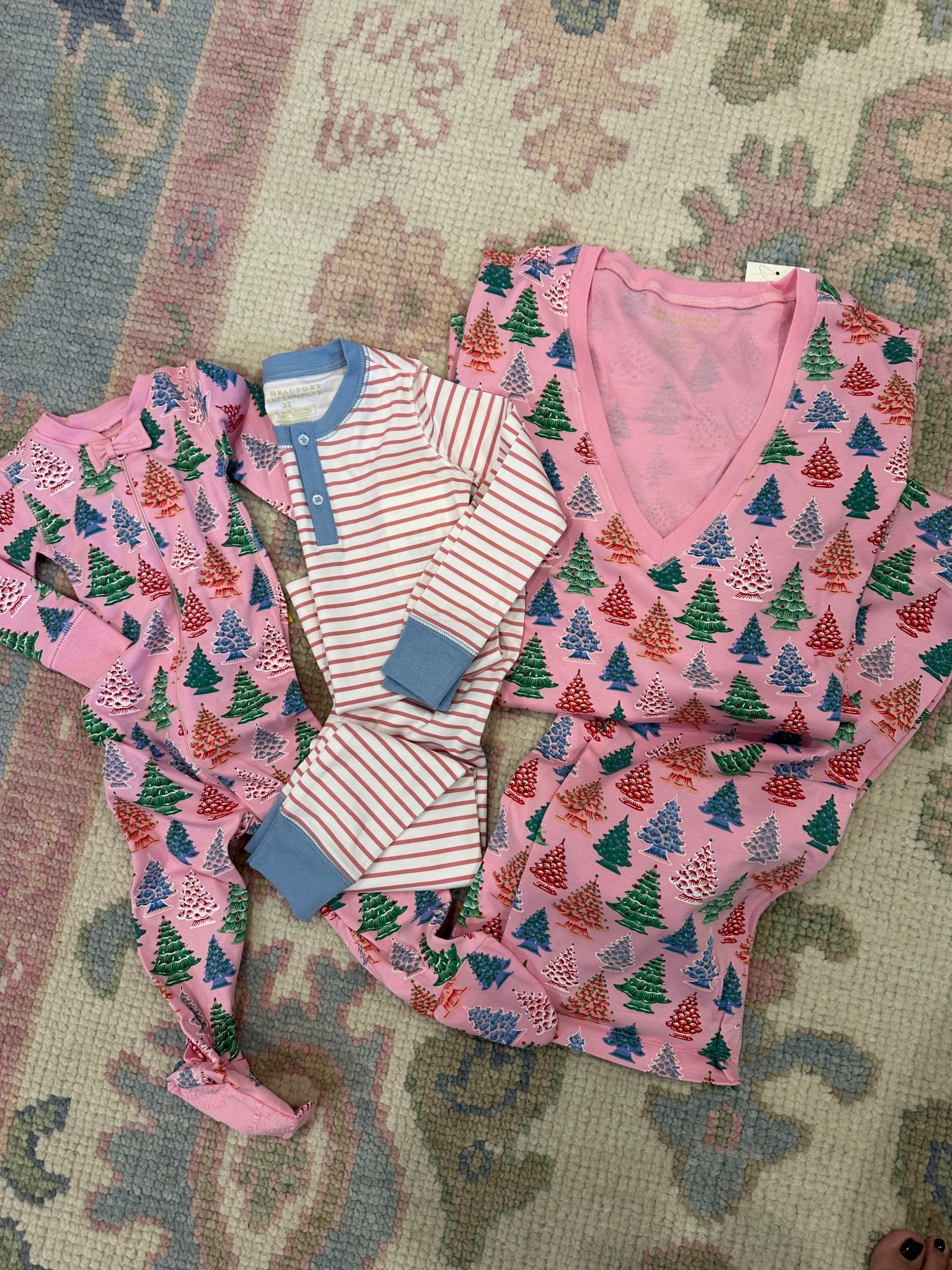 Christmas coordinated pjs from TBBC 
Boys and girls and moms to match 
I got the size xl so I could dry them. 


#LTKFamily #LTKBaby #LTKHoliday