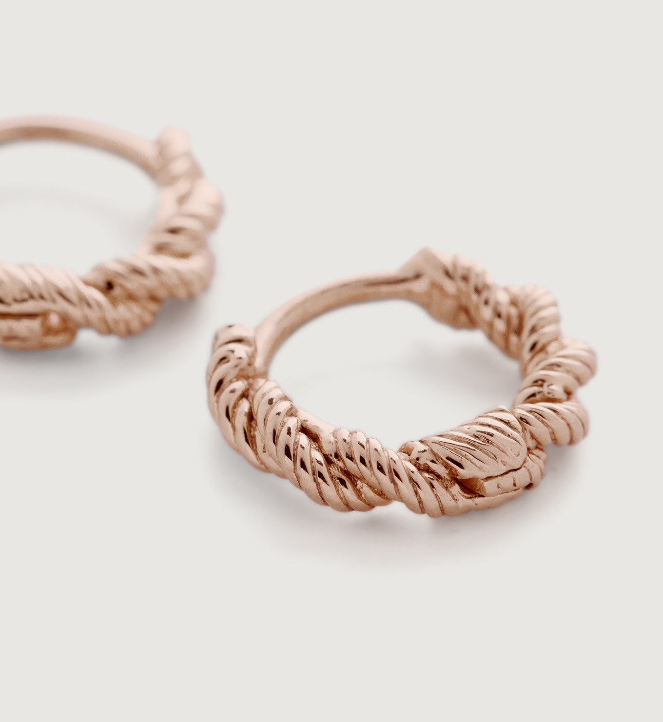 Corda Huggie Earrings | Monica Vinader (US)