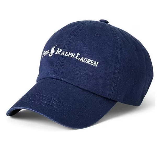 Polo Ralph Lauren Embroidered Logo Ball Cap Chino Hat Ballcap Navy NWT | eBay US