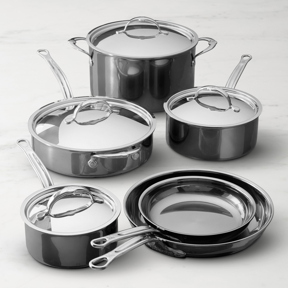 Hestan NanoBond® Titanium Stainless-Steel 10-Piece Cookware Set | Williams-Sonoma