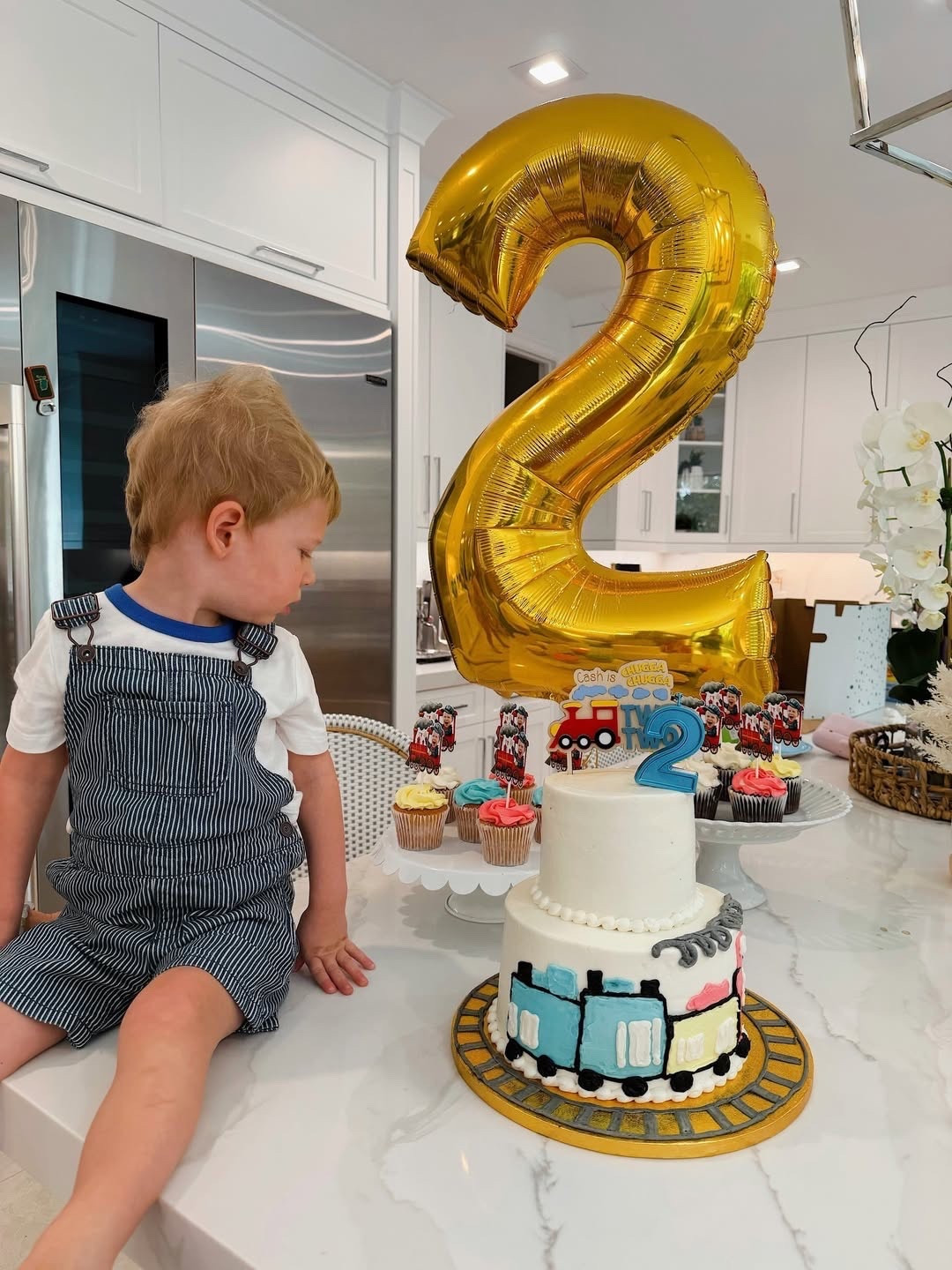 cash is 2! his overalls and top are both on sale! @Carters 

#LTKmomlife #LTKKids