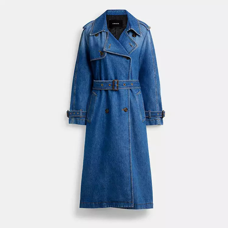 Relaxed Denim Trench Coat | Coach (US)