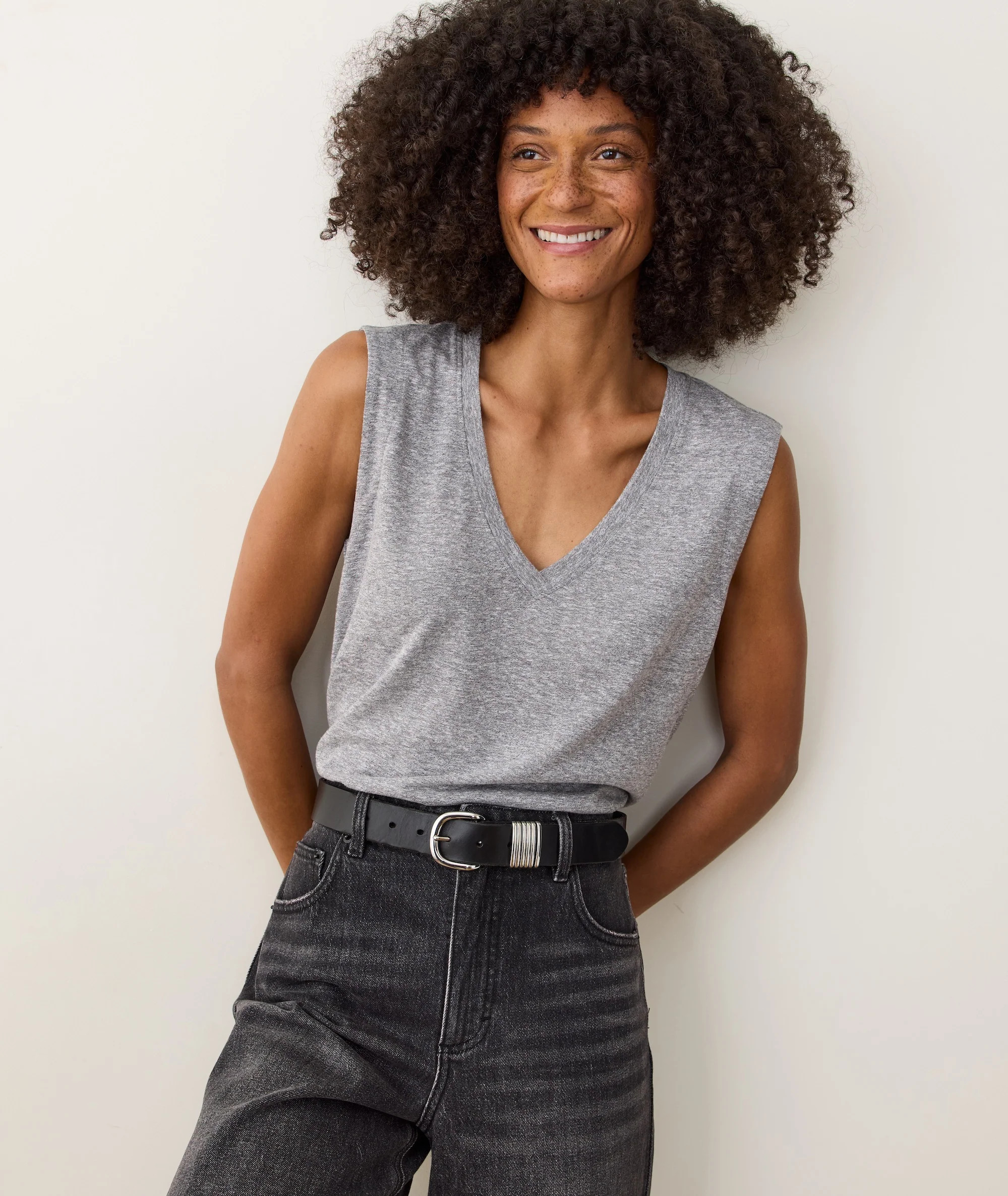 Tissue V-Neck Tank | Marine Layer