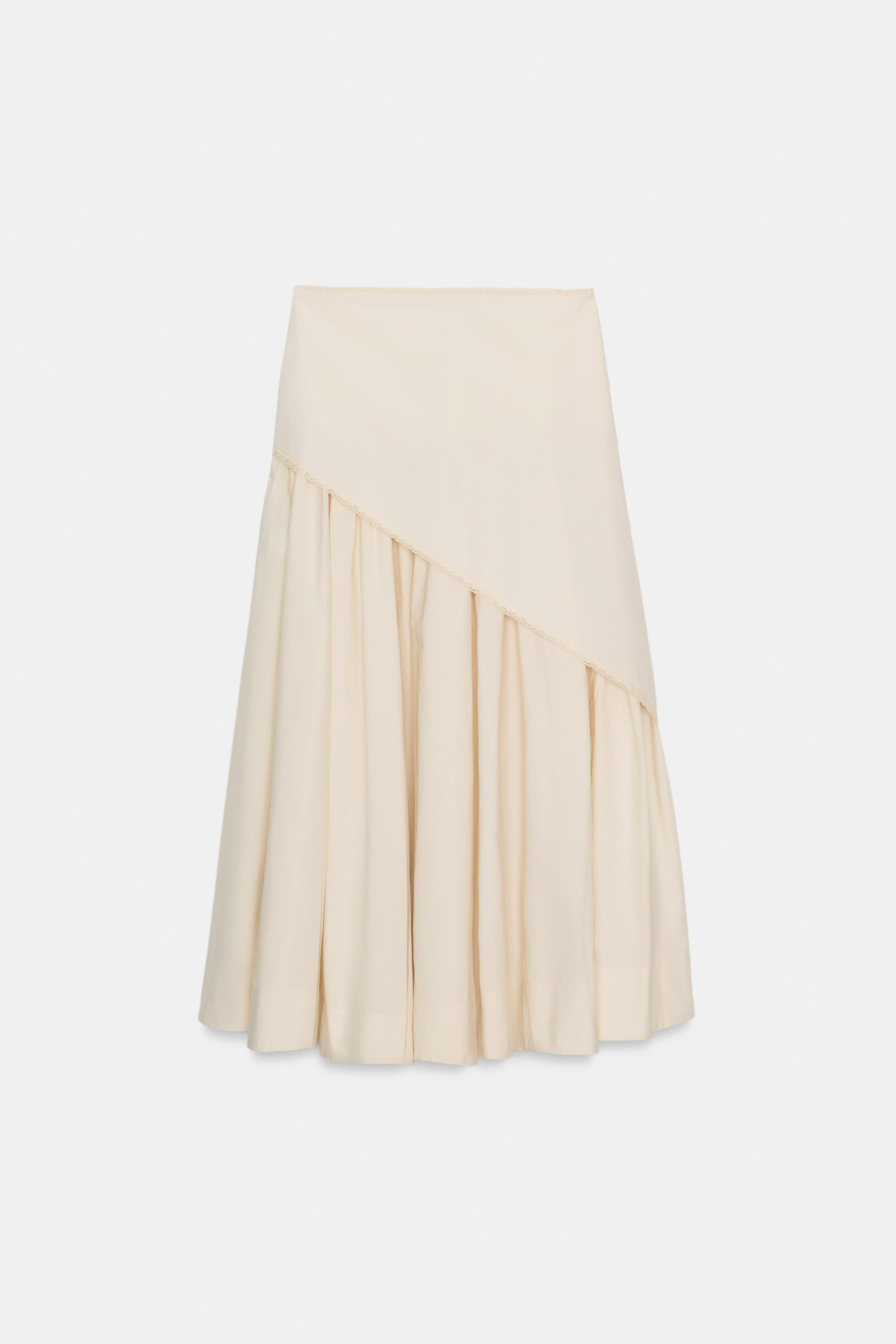 VOLUME SCARF MIDI SKIRT | Zara UK