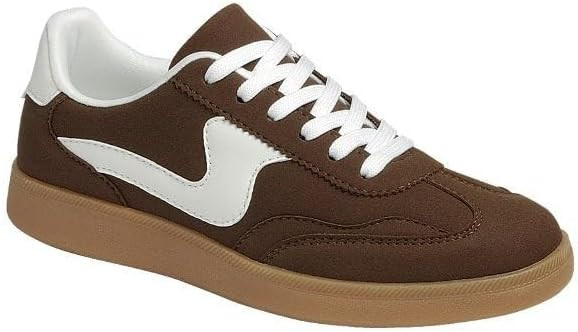 Forever Link Modern-12 Women's Low Top Lady Sneakers Lace-up Fashion Shoes | Amazon (US)