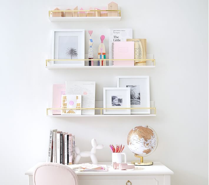 Gold Polished Shelving Collection | Pottery Barn Kids