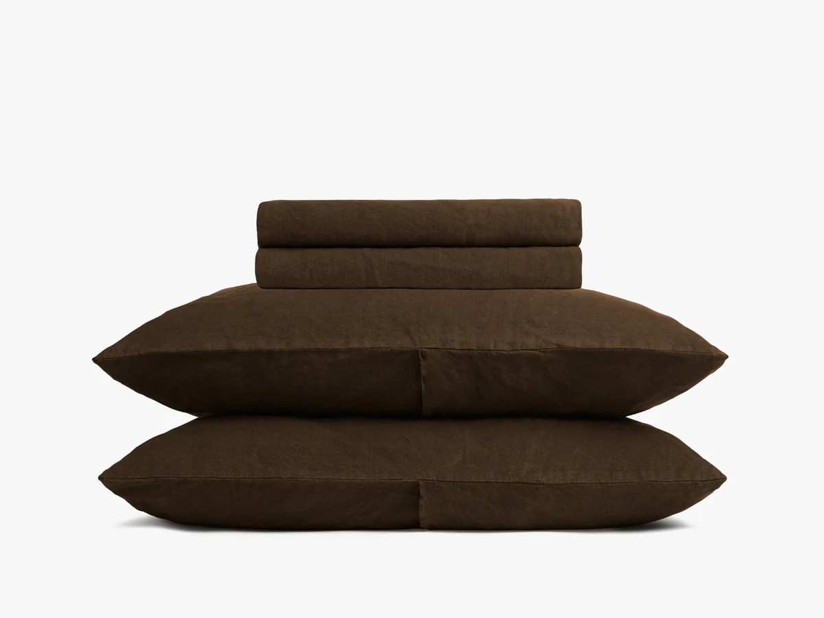 Linen Sheet Set - Moss F/Q | Parachute