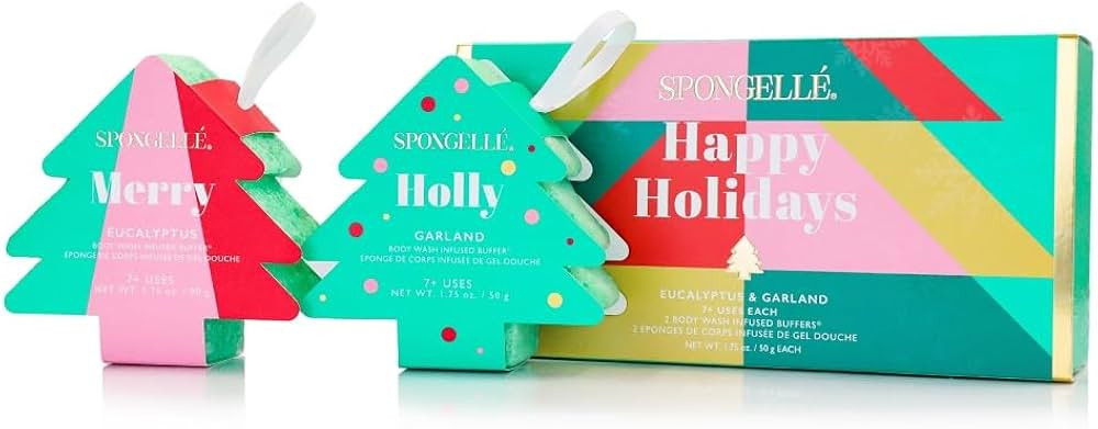 Spongelle Happy Holidays Holiday Tree Gift Set | Amazon (US)